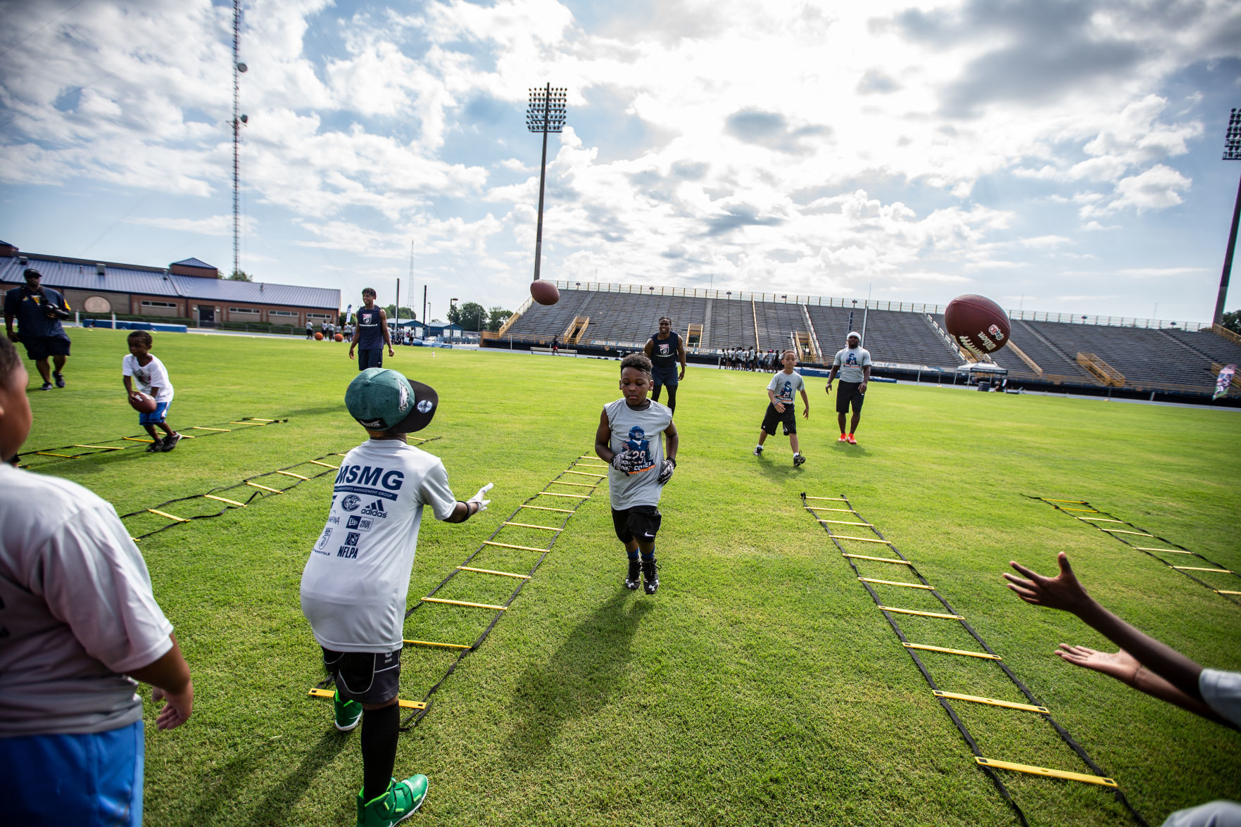 Tarik Cohen's football camp